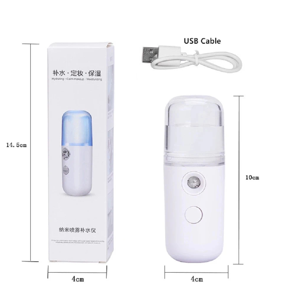 USB Mist Facial Sprayer  Humidifier Face