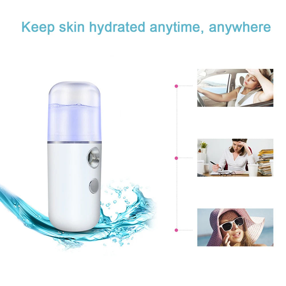 USB Mist Facial Sprayer  Humidifier Face