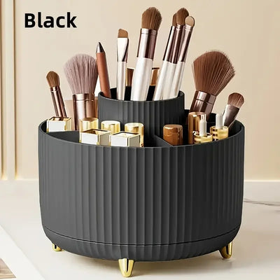 Rotating  Makeup Brushes Holder Organizer