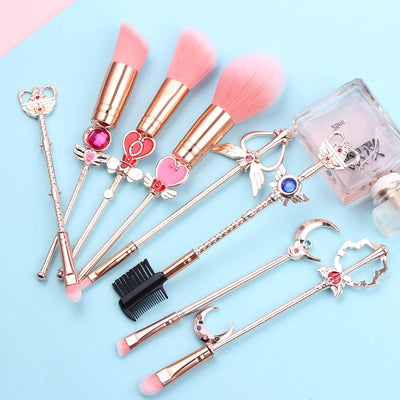 Sailor Moon Makeup Brushes Figure