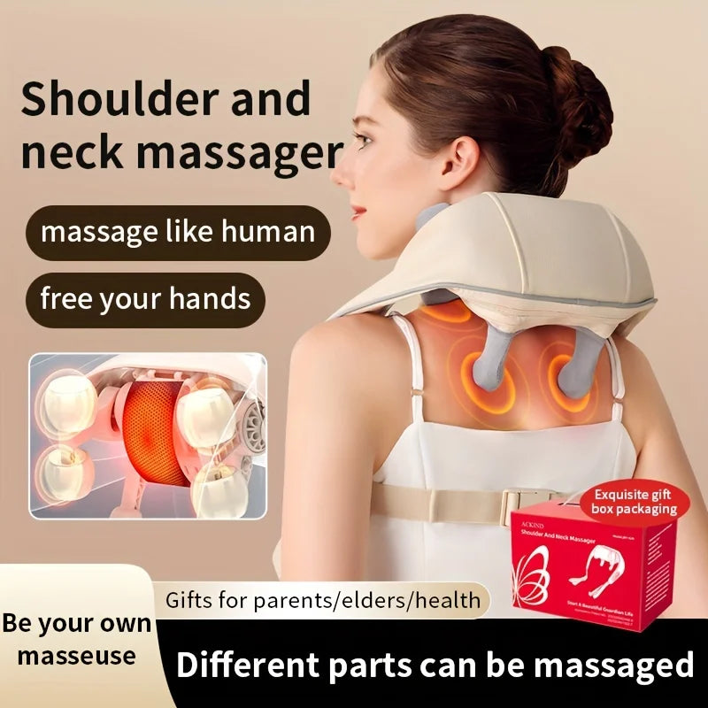 Electric Heat Neck Massage Shawl Shiatsu