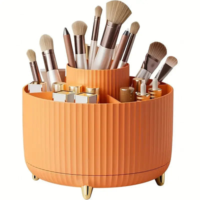 Rotating  Makeup Brushes Holder Organizer