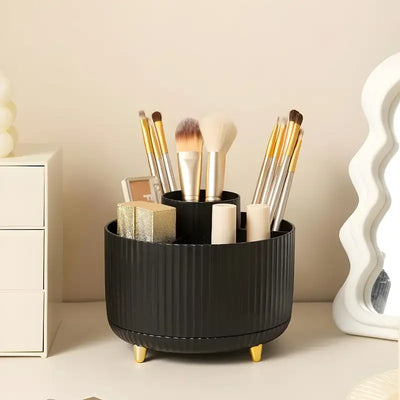 Rotating  Makeup Brushes Holder Organizer